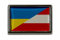 U24 Pin Ukraine-Österreich Flaggenpin Anstecker Anstecknadel Fahne Flagge