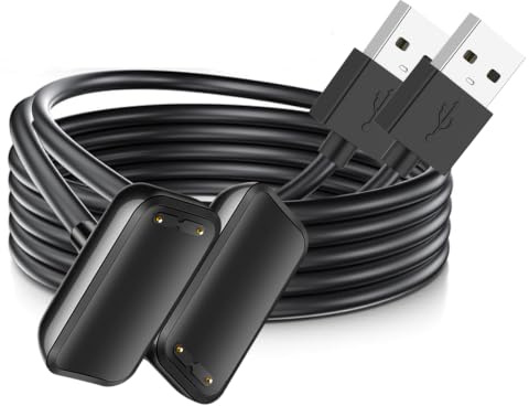 TwinkleHom Ladegerät für Fitbit Charge 6/Charge 5/Luxe, magnetisches USB-Ladekabel, kompatibel mit Fitbit Luxe/Charge 5/Charge 6 Smartwatch, Fitness-Tracker (100 cm langes Kabel)