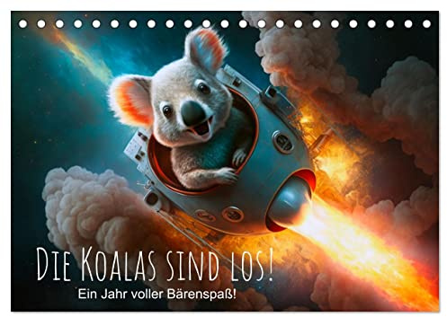 Die Koalas sind los! Ein Jahr voller Bärenspaß (Tischkalender 2026 DIN A5 quer), CALVENDO Monatskalender: Dieser Kalender ist randvoll mit den ... zum Lachen bringen wird. (CALVENDO Tiere)
