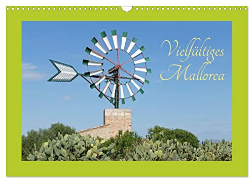 Vielfältiges Mallorca (Wandkalender 2026 DIN A3 quer), CALVENDO Monatskalender: Mallorca, Lieblingsinsel der Deutschen. (CALVENDO Orte)