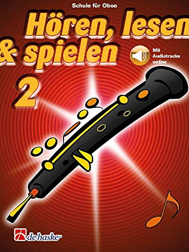 De Haske Publications Hören, lesen & spielen 2 Oboen - BUCH+HÖR-ONLINE