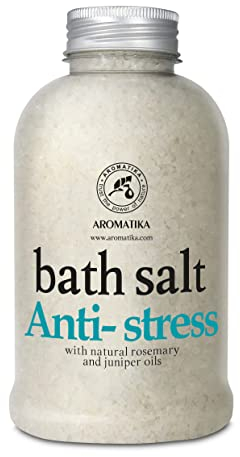 Sales de Baño Anti-Estrés 600g - Poseen Propiedades Beneficiosas para Lograr un Buen Descanso y Reducir el Estrés - Aplicaciones Cuidado Corporal - Belleza - Relajación - Aromaterapia - Spa