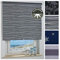 ourdeco® Rollo, Spring-, Schnapprollo/Stoffbreite: 178 x Auszugslänge: 180 cm Sahara/Dekor, Verdunkelnd
