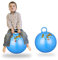 Relaxdays Ballon Sauteur, Lot de 2, Ballon Gonflable, Motif Chien, intérieur et extérieur, avec poignée, 45 cm de diamètre, Bleu