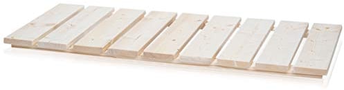 SULENO Sauna Bodenrost ANNA 100 x 46 cm Fichte natur Holzvorleger Badmatte Badvorleger