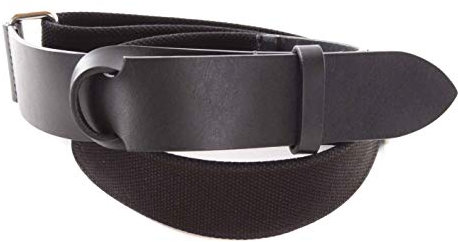 Diesel Black Gold B-Bellali Belt Unisex Gürtel (Schwarz, 85 cm)