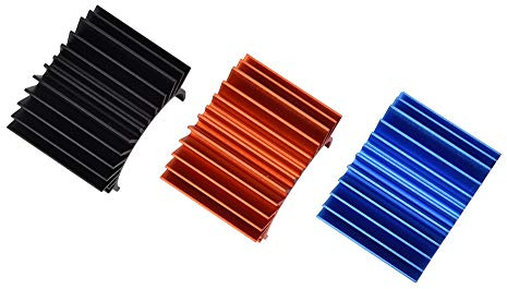Motor Heat Sink, Metal 3PCS RC Cooling Fin RC Model Car Motor Heat Sink for 540/550 Motor