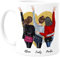 Cupdarling® Tasse Personnalisable Meilleure Amie - 3 Amies - Idee Cadeau Femme Anniversaire Original - Cadeau Pour Une Amie - Mug Personnalisé Amies - 330 mL Céramique