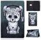 CXTcase Hülle für Samsung Galaxy Tab A8 2021 10.5 Zoll/SM-X200 / SM-X205 / SM-X207, Schutzhülle Cover Case mit Standfunktion für Samsung Galaxy Tab A8 2021/2022, Musik-Panther