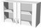 Flex-Well Küchen Hängeschrank mit Glas - 100 cm breit - Weiß – Witus
