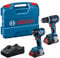 Bosch Professional 18V System Combo Kit: GSB 18V-90 C + GDR 18V-210 C (incl. 2X 4.0Ah ProCORE Batteries, Charger GAL 18V-40, in L-Carrying Case)