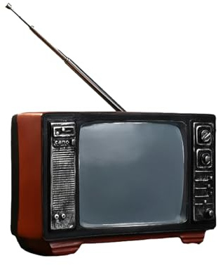 ESTINTENG Vintage Old Style Radio Home, Living Room, Desktop Decoration, Bookcase, Shelf Decoration, Creative Gift-Television