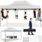 COBIZI Tonnelle Pliante 3 x 4.5m, étanche et Stable 3.0, tonnelle de Jardin Pliable, 3 x 4,5m, Tente de fête, Protection UV 50+, Blanc (Cadre épais)
