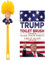 Trump WC-Bürste, tolles Gag-Geschenk, lustiges Design, hochwertige Toilettenschüsselbürste mit solidem Griff und langlebigen Borsten für die Badezimmerreinigung