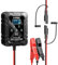 Cirket Chargeur de batterie 6 V 12 V 1,5 A automatique Chargeur de batterie de voiture Chargeur portable intelligent Lifepo4 pour voiture moto tondeuse à gazon
