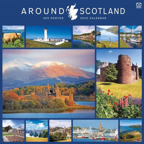 Around Scotland Square Wall Calendar 2025