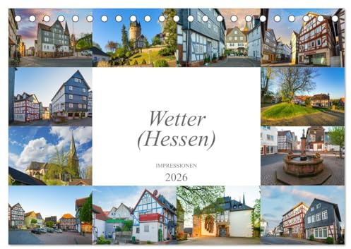 Wetter (Tischkalender 2026 DIN A5 quer), CALVENDO Monatskalender: Eine Auswahl wunderschöner Bildmotive aus Wetter in Hessen (CALVENDO Orte)