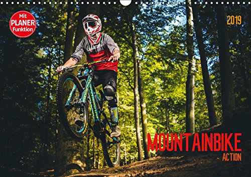 Mountainbike Action (Wandkalender 2019 DIN A3 quer): Action quer durch den Wald (Geburtstagskalender, 14 Seiten ) (CALVENDO Sport)