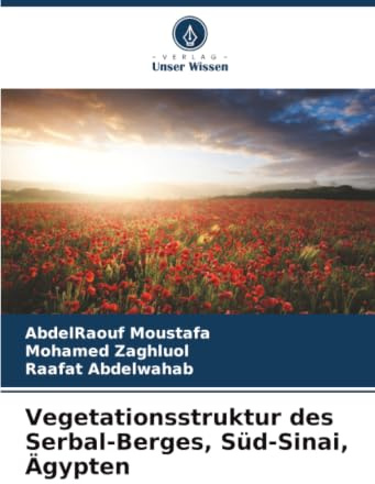 Vegetationsstruktur des Serbal-Berges, Süd-Sinai, Ägypten