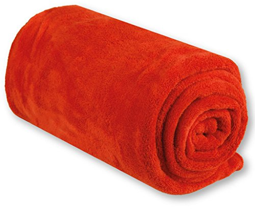Bestlivings Babydecke Wickeldecke Schmusedecke Kuscheldecke Krabbeldecke Mikrofaser in vielen Grüßen und Farben (ca. 80x120 cm/Terracotta - Ochre)