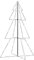 vidaXL Weihnachtskegelbaum Lichterbaum Weihnachtsbaum Beleuchtet Dekobaum Weihnachtsdeko Lichterkette Beleuchtung 240 LEDs Indoor Outdoor 118x180cm