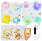 Resin Shaker Moulds Set Kawaii Keychain Charms Pack of 9 Epoxy Silicone Trays Precision Tip Applicator Bottle Kit Bundle