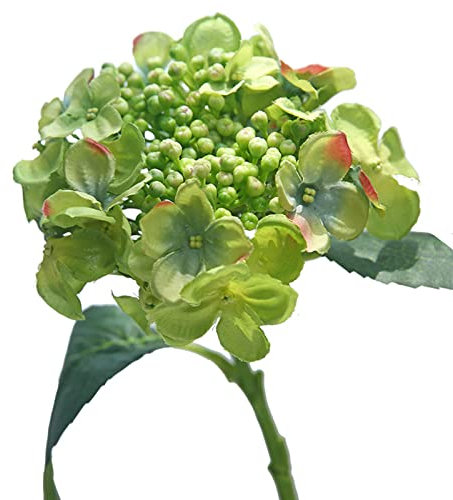 YIZITU Ramo de flores artificiales de hortensias de seda para bodas, centros de mesa, decoración de arreglos florales, hortensias