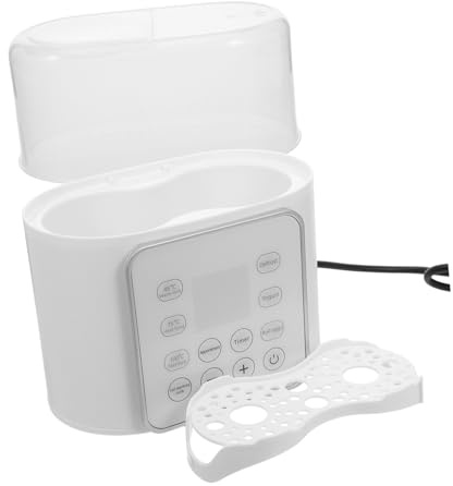 BESTonZON Chauffe-biberon Électrique Portable pour Lait Maternel ou Lait Infantile Contrôle de Température Précis Chauffe-pots pour Aliments Garçon Fille