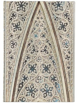 Vault of the Milan Cathedral (Duomo di Milano) Midi Lined Hardback Journal (Wrap Closure)