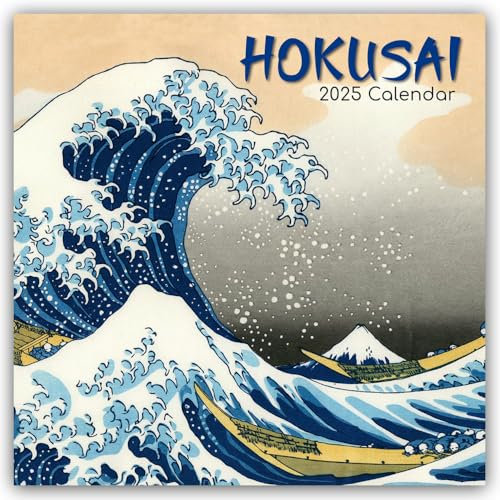 Hokusai 2025 – 16-Monatskalender: Original The Gifted Stationery Co. Ltd [Mehrsprachig] [Kalender] (Wall-Kalender)