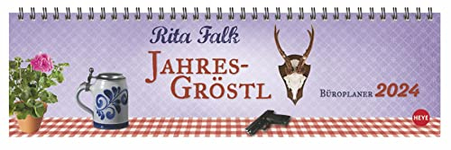 Rita Falk Wochenquerplaner 2024. Der Tischkalender fürs Büro komplett mit Eberhofer-Charme. Jede Woche ein neues Zitat aus den Eberhofer-Krimis in einem praktischen Kalender für den Schreibtisch!