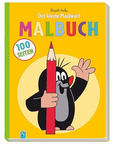 Trötsch Der kleine Maulwurf Malbuch 100 Seiten: Beschäftgungsbuch Ausmalbuch