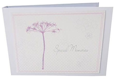WHITE COTTON CARDS Fotoalbum Special Memories Tiny Wert, Pink Pusteblume, weiß