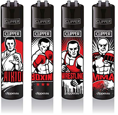 Clipper® Feuerzeuge - Fight Club #2-4er Set