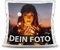 Print Royal Foto-Kissen Selbst gestalten (40 x 40 cm) - mit Foto individuell Bedruckt/aus 100% Polyester flauschig-weiche Oberfläche/Personalisierte Geschenk-Idee/Kopf-Kissen