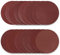 Secwell 180mm Dischi Abrasivi 50 pezzi Velcrati Carta Vetrata Senza Foro Grana 40/60/80/100/120/150/180/240/320/400 per levigatrici