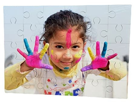 Custom Photo Jigsaw Puzzle - 30 Piece A5 Size (245x175mm) - Personalised Text & Image - MDF Wood