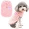 Zunea Fleece Winterjacke für Kleine Hunde Warme Wintermäntel Pullover Sweater Weich Fuzzy Welpen Kleidung mit D-Ring für Geschirr Leine Kaltes Wetter Haustier Bekleidung für Chihuahua Katzen Rosa XL
