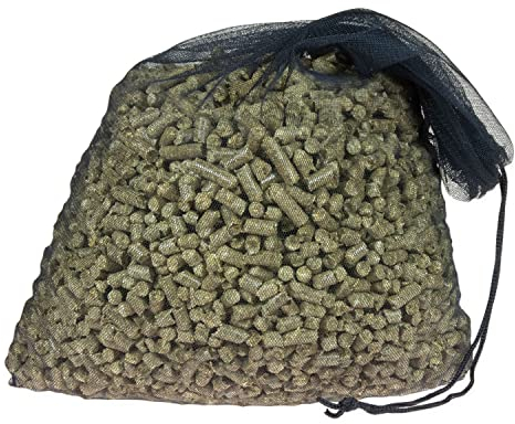 DRAK-Aquaristik Gerstenstroh-Pellets im Zugbandsack 3 Liter · Biologische Algenbekämpfung in Aquarium & Gartenteich