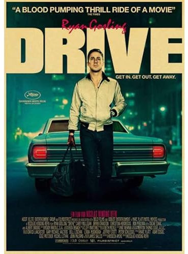 Poster Drive Poster Filmplakat Leinwand Malerei Poster Und Drucke Wandkunst Bilder Dekorkunst Wohnkultur 50X70Cm Kein Rahmen
