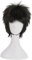 Anime Trafalgar D. Water Law Cosplay Perücke, Schwarze Kurze Haare Rollenspiel Halloween Kostüm Party Perücken Mit Kostenloser Perücke Cap
