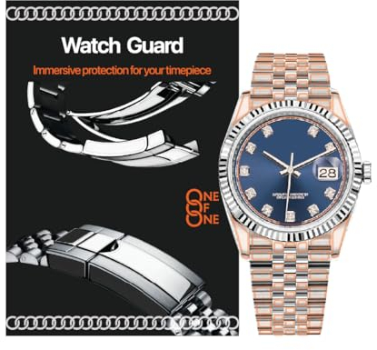 Generic One of One Watch Guard Vollschutzfolien für Rolex Watch x1 Komplettset (Datejust 41 mm, Jubilee Band, Ref. 126300, 126331, 126333, 126334)
