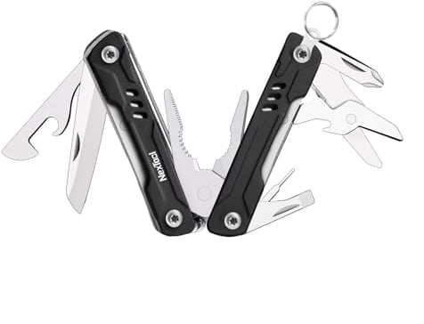 NexTool Multi-Tool, Mini Sailor Black Multitool 11 in 1, Multitools Camping Accessories for DIY, Fishing, Birthday/Christmas Gifts for Dad