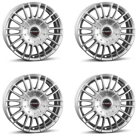 4x Borbet Felgen CW3 9.0x21 ET35 5x114.3 sterling silver kompatibel mit Citroën C-Crosser C4