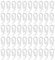 Gancetti Tende, 1000 pcs Ganci per Tende in Plastica, Ganci Tende Rinforzato A Forma Di G, per Tenda per Porta, Tenda per Finestra e Tenda per Doccia Bianco