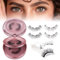 GEMERRY Ciglia magnetiche, ciglia magnetiche con applicatore, look naturale magnetico, non necessita di colla, ciglia magnetiche D01