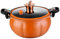 Mini Pressure Cooker, 8L Pumpkin Pot, Fast Heating Pressure Pot with Lock Handles, Non-stick Stockpot with Lid for Gas, Induction, Electric Stoves,