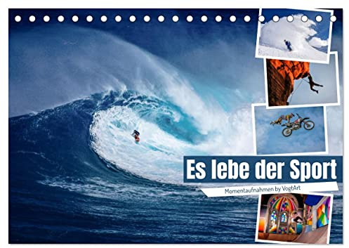 Es lebe der Sport - Momentaufnahmen by VogtArt (Tischkalender 2026 DIN A5 quer), CALVENDO Monatskalender: Sport und Spaß in spektakulären Fotos! (CALVENDO Sport)