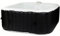 SUNSPA Aufblasbarer Whirlpool, quadratisch, laminiert, für 4 Personen, 1, 55 x H 0, 65 m
