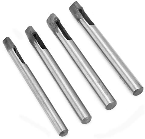6 * 4 mm, 7 * 4 mm, 8 * 4 mm, 9 * 4 mm Herramienta de perforación de orificios huecos, Juego de perforaciones huecas de 4 mm, Trabajo de cuero para bolsas de perforación de perforación de